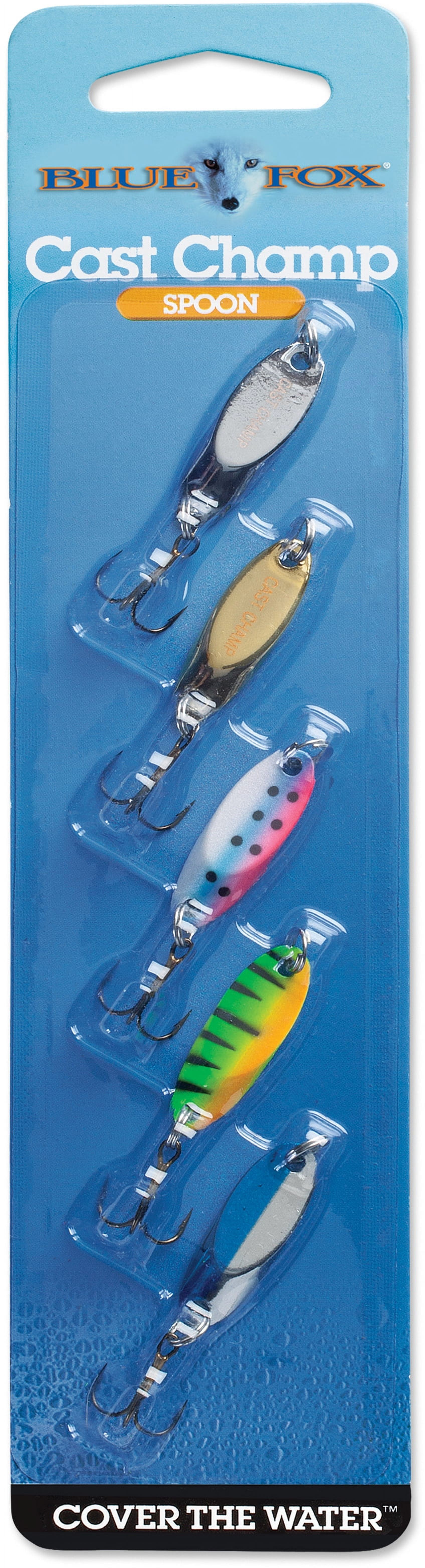 Blue Fox Cast Champ Spoon Lure Kit, 5-Pack, 1/8 oz photo 1