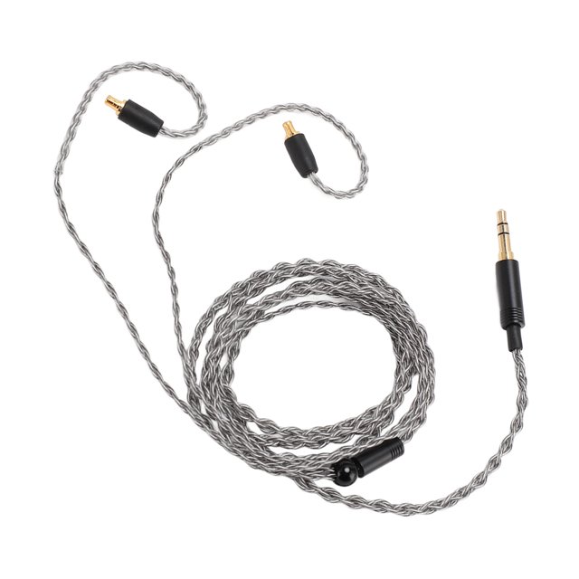 Cable de actualización de los auriculares, enchufe sen pérdidas y reproducción reproductiva de 3.5 mm de reemplazo de alambre de auriculares corre de cobre plateado para ls300 para ls300