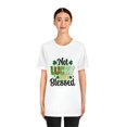 thumbnail image 4 of Not Lucky Just Blessed St Patrick's Day Unisex Jersey Short Sleeve Tee, 4 of 10
