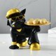 thumbnail image 4 of Figuritas de arte Bulldog, artículos diversos de caramelo, escultura de animales de resina para el hogar, la sala de estar JShteea Libre de BPA, 4 of 7