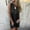 Black, variant on Women's Summer Dress, Sleeveless V Neck Mini Dress, Casual Pocket Dress in Linen Cotton Blend, Relaxed Fit
