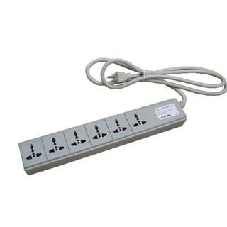 Woods 41008 Surge Protector One 3-prong Power Outlet LED Indicator Light  and Alarm, 1080J, White