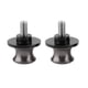 thumbnail image 2 of Carrete de brazo oscilante CNC, 2 piezas de 6 mm para motocicleta, soporte trasero CNC, carretes de brazo oscilante, carrete de brazo oscilante, estética elegante, 2 of 9