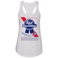 thumbnail image 1 of Pabst Blue Ribbon Logo Women's Racerback Tank Top-XLarge, 1 of 1