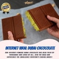 thumbnail image 2 of Dubai Chocolate Bar Pistachio , Premium Milk Chocolate 7oz, Pistachio Cream with Kataifi Shredded Phyllo Dough, Viral Dubai Knafeh Pistachio Chocolate Bar, Perfect Holiday Gift Candy, 2 of 9
