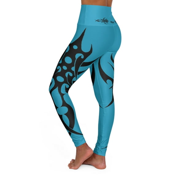 High Waisted Yoga Leggings (AOP)