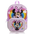thumbnail image 2 of Disney Minnie Mouse Backpack with Lunch Box Set for Girls  15" School Bookbag & Insulated Lunch Bag with Rainbow Design  Pink Backpack Set  Ages 3+, 2 of 7