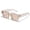 Transparent Tea, variant on Men's Narrow Rectangular Sunglasses with UV400 Protection Metal Frame AC Lens for Sun Protection Outings Stage