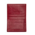 thumbnail image 4 of Cartera BREED Porter de piel auténtica con doble pliegue, color granate, 4 of 4