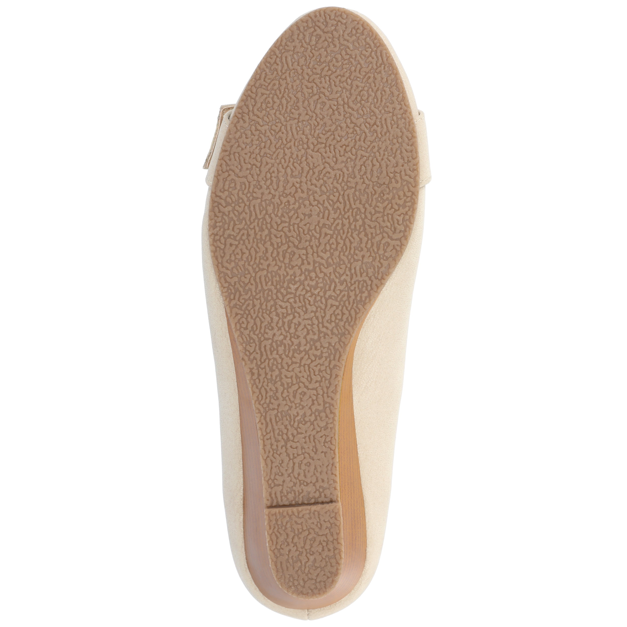 Journee Womens Graysn Comfort Insole Slip On Round Toe Wedge, Widths Available