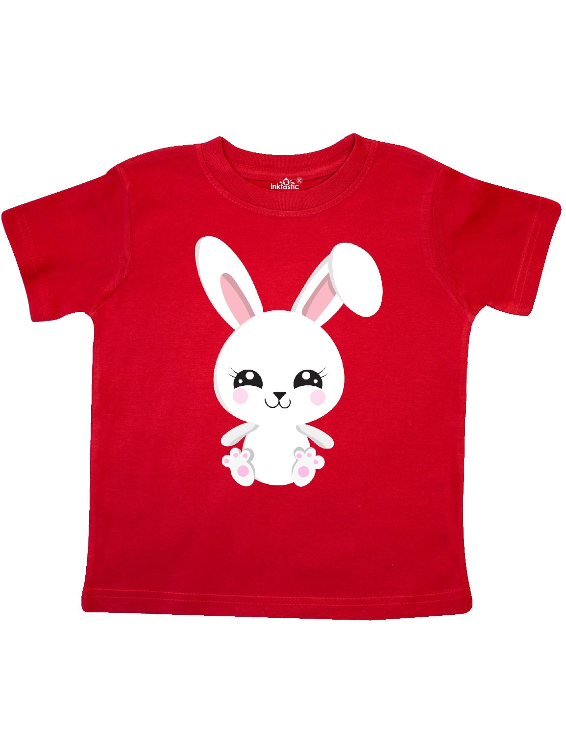 INKtastic Cute Bunny, Little Bunny, White Bunny, Rabbit Toddler T