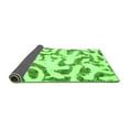 thumbnail image 2 of Ahgly Company Indoor Round Abstract Green Modern Area Rugs, 8' Round, 2 of 4
