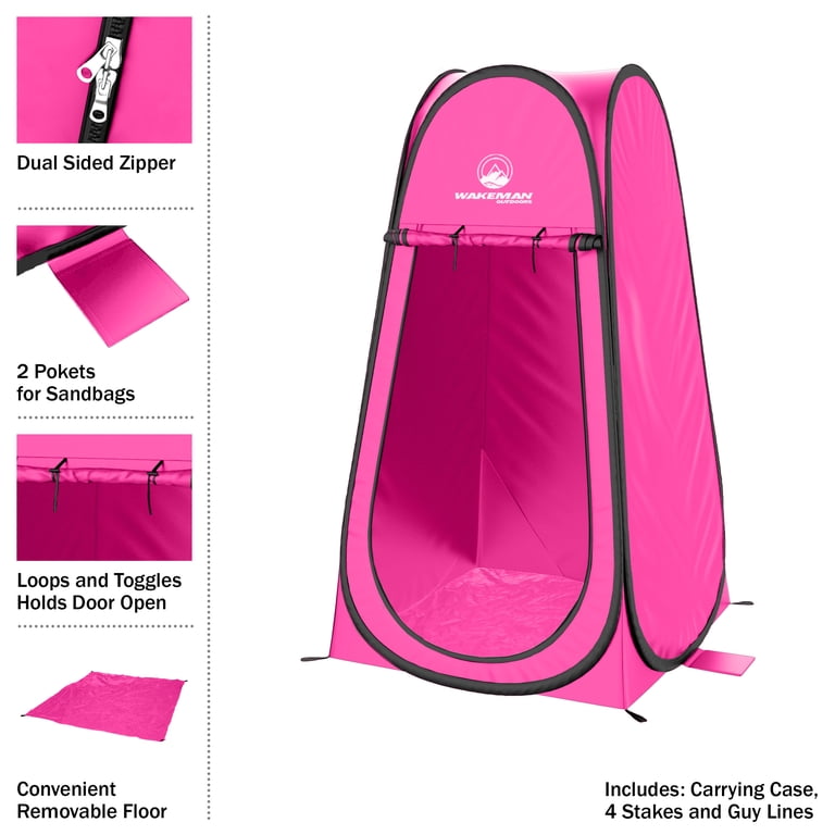 pop up dressing room pink 7.58Ft High Portable Instant Pop-Up Changing and Dressing Room, Lightweight and Collapsible