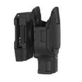 thumbnail image 4 of 360° Rotation G19 Holster, OWB Holster For Glock 19, 23, 32 Gen 3-4 Glock19 gen5 Retention Index Finger Release Holster Right Hand, 4 of 9