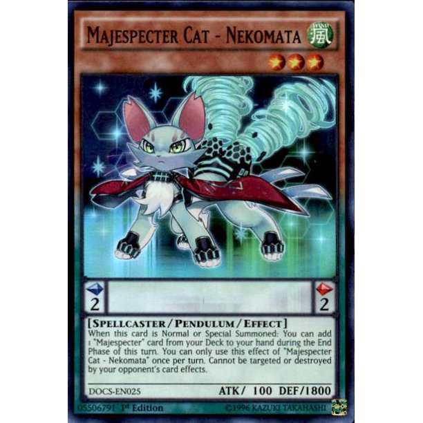 Yugioh Dimension Of Chaos Majespecter Cat Nekomata Docs En025 Walmart Com