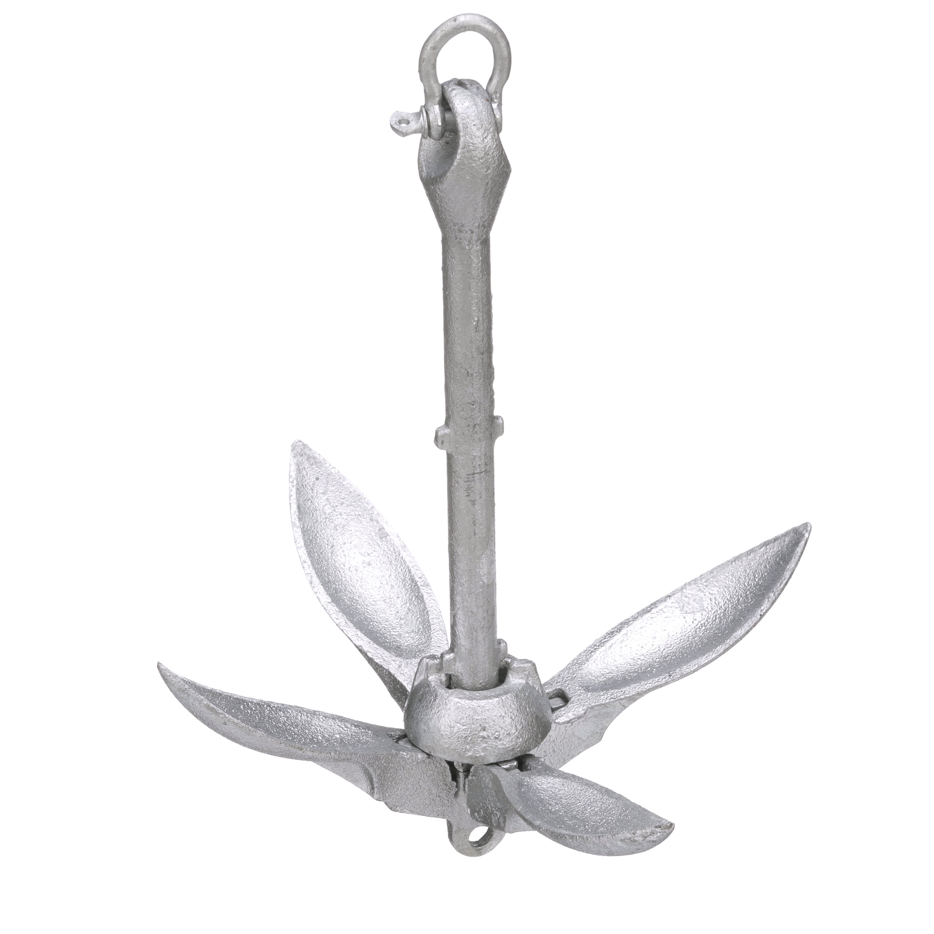 4-tine Folding Grapnel Anchor Boats,Kayaks,Canoes,Fishing Accessories 18x16cm 