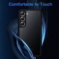 thumbnail image 3 of JETech Matte Case for Samsung Galaxy S23 5G 6.1-Inch, Frosted Translucent Back Protective Slim Phone Cover, Anti-Fingerprints (Black), 3 of 7