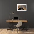 thumbnail image 3 of Mala, Arne K 18x13 White Modern Wood Framed Museum Art Print Titled - Arctic Fox, 3 of 4