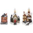 thumbnail image 1 of 3Pcs Micro Luminous House Decor Christmas Desktop Adornment Chic Resin Craft, 1 of 7
