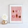 thumbnail image 4 of Fruity Sliced Feminine Fruit Wall Art Canvas Painting Vintage Posters Abstract Woman Body Positivity Prints Pictures Room Decor, 4 of 5