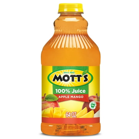Mott's 100% Juice Apple Mango Juice, 64 Fluid Ounce, Bottle