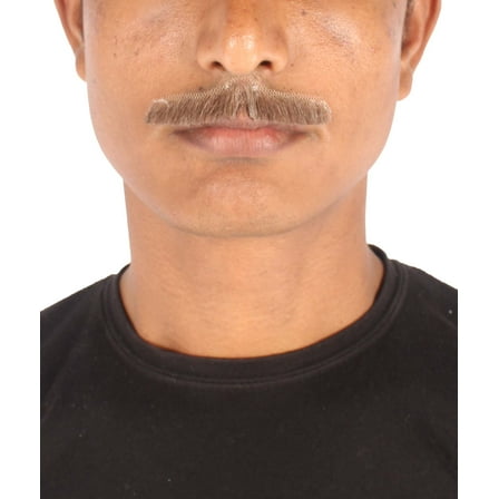 Natural Man Mustache | Brown Human Facial Hair | HPO