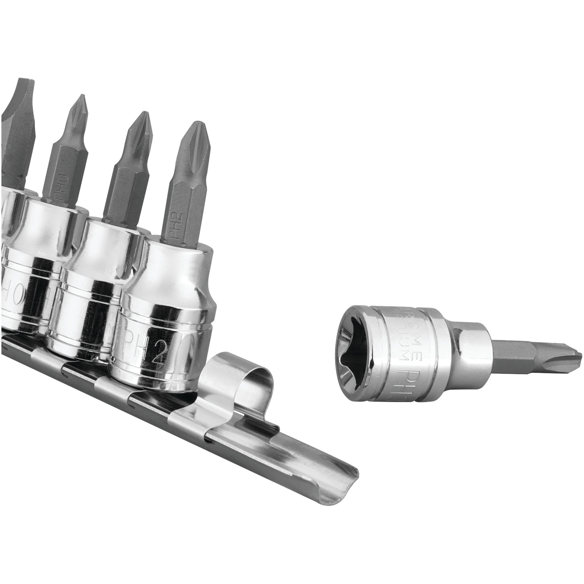 Performance Tool W38860 8 pc. 3/8" Dr. Screwdriver Bit Socket Set