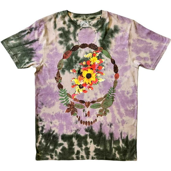 Grateful Dead Unisex T-Shirt: Dead Leaves & Bouquet (Wash Collection) (Small)
