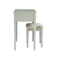 thumbnail image 6 of Atlin Designs 2 Piece Transitional Wood Bedroom Vanity Set in Silver, 6 of 17