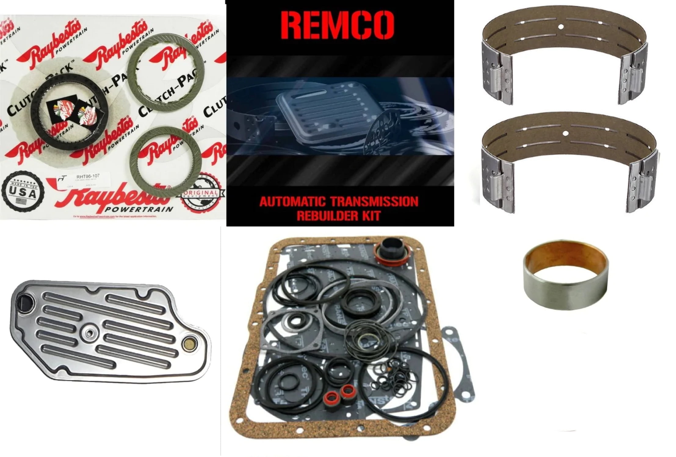 4r44e(97up) transmission rebuilt kit overhault clutches front band