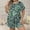 *Green, variant on Women's Plus Size Polka Dot Pajama Set, Short Sleeve Crew Neck Top and Shorts Loungewear for Summer Blue,Women's Plus XXL