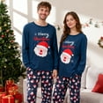 thumbnail image 3 of HYCLES Christmas Couple Pajamas Sets Holiday Sleepwear Matching Christmas Pjs Long Sleeve, 3 of 7
