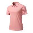 thumbnail image 2 of Men Quick Dry Short Sleeve Golf Polo Shirts Breathable Athletic Collared Work Casual Polo T-Shirts, 2 of 8