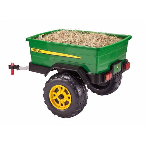 john deere power wheels trailer