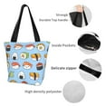 thumbnail image 4 of Bingfone Kawaii Sushi (2) Women Shoulder Tote Bags Casual Bag Ladies Shopping Handbag, 4 of 7