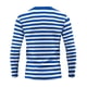 thumbnail image 4 of Ceisia Men's Spring Fall Casual Regular Fit Crew Neck Long Sleeve T-Shirt Multi-Color Striped Cotton-Like Jersey Stretch Fabric Blue XXL Gifts, 4 of 6