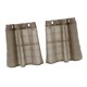 thumbnail image 5 of Cortinas de Ventana Voile Sunnimix 2pcs Varils de Marrón 74x61cm, 5 of 8
