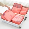 thumbnail image 3 of 6 unids/set viaje impermeable ropa clasificación bolsa embalaje cubo organizador de equipaje, 3 of 5