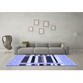 thumbnail image 3 of Ahgly Company Indoor Rectangle Abstract Blue Contemporary Area Rugs, 8' x 12', 3 of 4