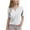 White, variant on Tungbrin Girl's Summer Short Sleeve Shirts Basic Solid Color V Neck Button up Tops Casual Loose T Shirts Kids Clothes