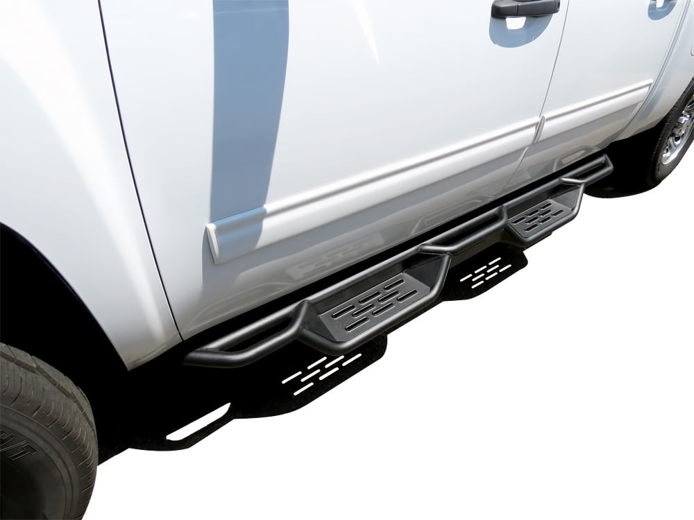 APS Black 6 Inches Tubular Drop Down Style Bars Running Boards