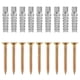 thumbnail image 3 of Drywall Anchors And Screws Heavy Duty Wall Fixings For Engineering Tasks 20Pcs, 3 of 5
