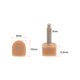 thumbnail image 2 of 6 Pares TPU Alto Tacón Puntas Zapatos Reemplazo Tapa para Mujeres Alto Tacón Zapatos 3mm Pasador, 10x9mm U Forma Tacón Reparación Tapas, Beige, 2 of 5
