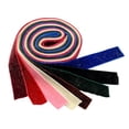 thumbnail image 3 of simhoa 8pcs Glitter Velvet Ribbon for Home Decor, Gift Wrapping, DIY Crafts, Hair Clips, 3 of 8