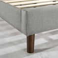 thumbnail image 7 of Mellow Janne Upholstered Platform Bed with Tufted Headboard, Classic Grey, Full, 7 of 7