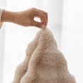 thumbnail image 4 of Thick Rabbit Plush Sofa Covers,Non Slip Faux Fur Sofa Cover for L Shape Sectional Sofa Slipcover, Furniture Protector Fluffy Slipcovers for Living Room (Gray,110 * 240cm/43.3 * 94.5in), 4 of 6