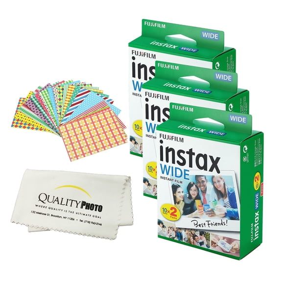 Película instantánea Fujifilm INSTAX Wide 80 hojas para cámaras