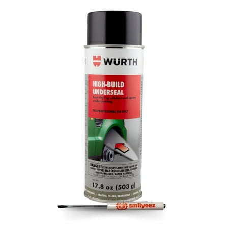 Wurth High Build Under Seal 17.5 Fl Oz Aerosol Undercoating with Smilyeez Pocket Screwdriver