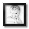 thumbnail image 2 of ArtToFrames 6" x 6" Satin Black Tall Picture Frame, 6x6 inch Black Wood Poster Frame (WOM-1852), 2 of 8