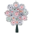 thumbnail image 2 of Northlight 8" Pre-Lit Silver Retro Starburst Christmas Tree Topper - Multicolor Lights, 2 of 6